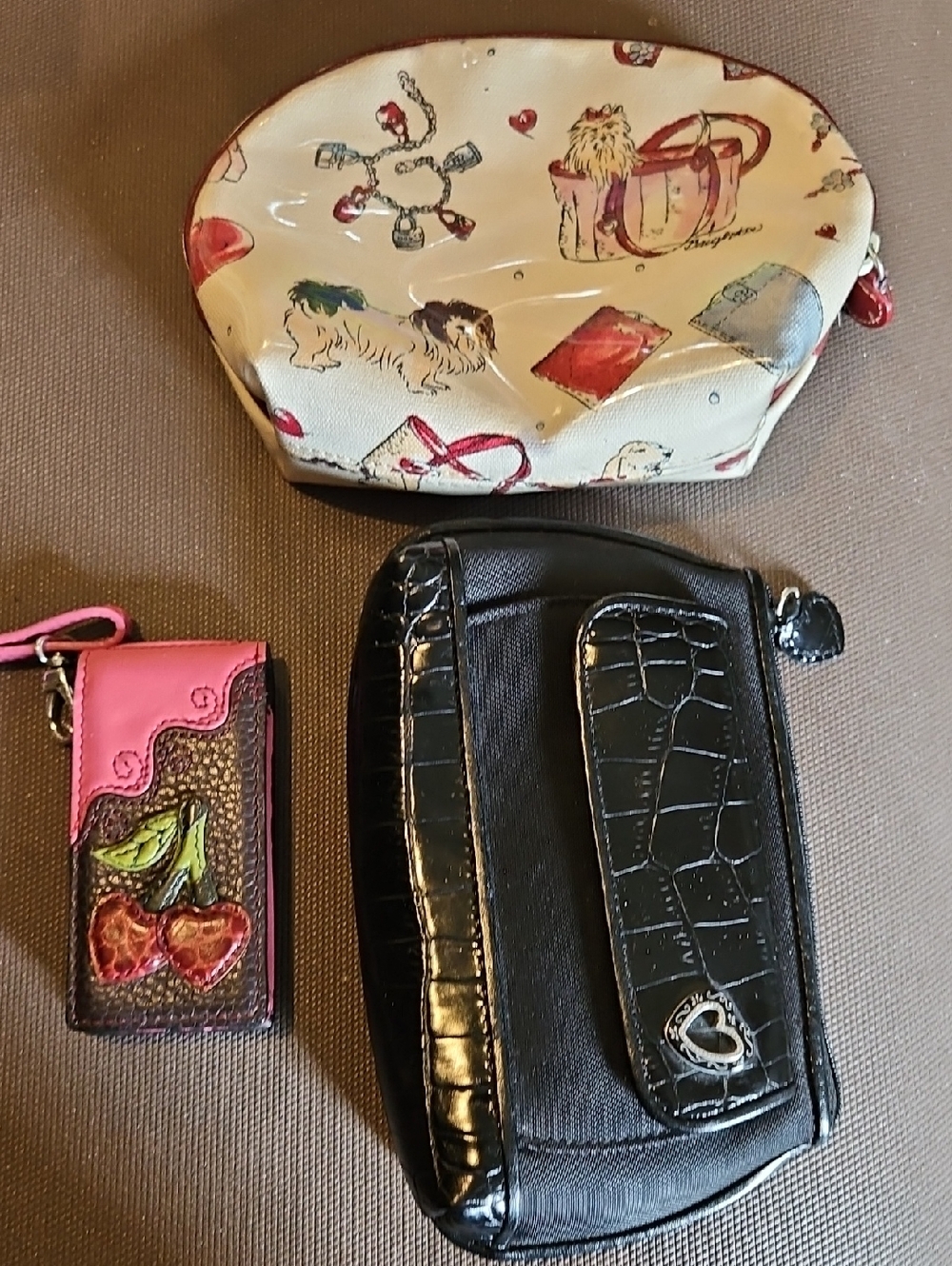 Brighton  Cosmetic Bags(2) And IPOD. holder.new With Out Tags